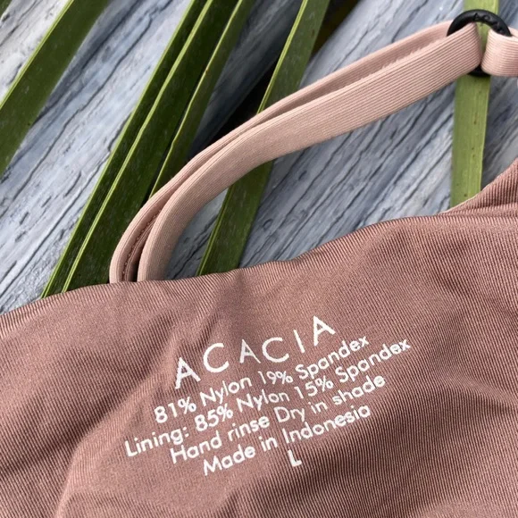 ACACIA - Hina Full Piece Swimsuit in Mocha Mesh - L - Picture 10 of 15